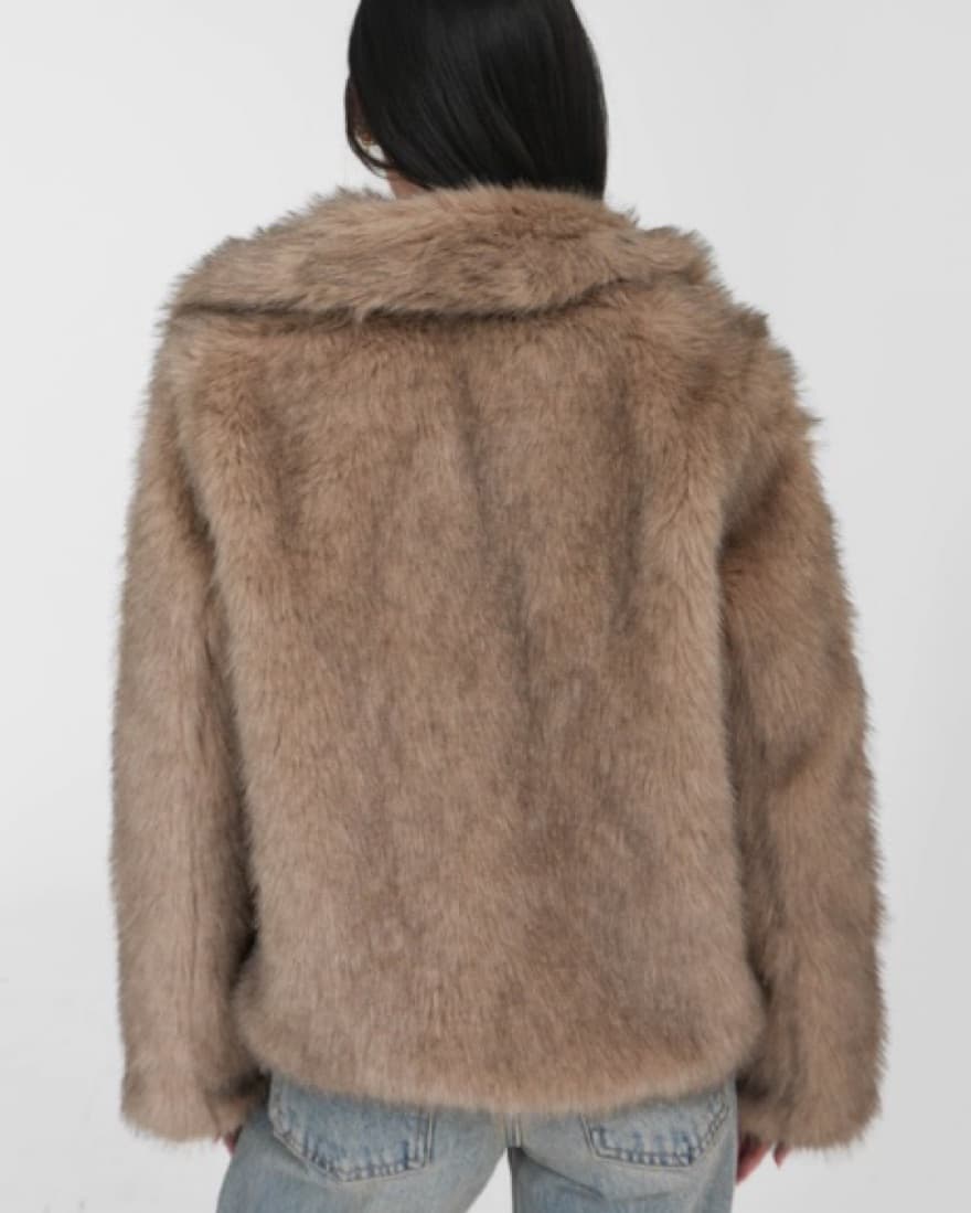 Faux Fur Coat - Image 2