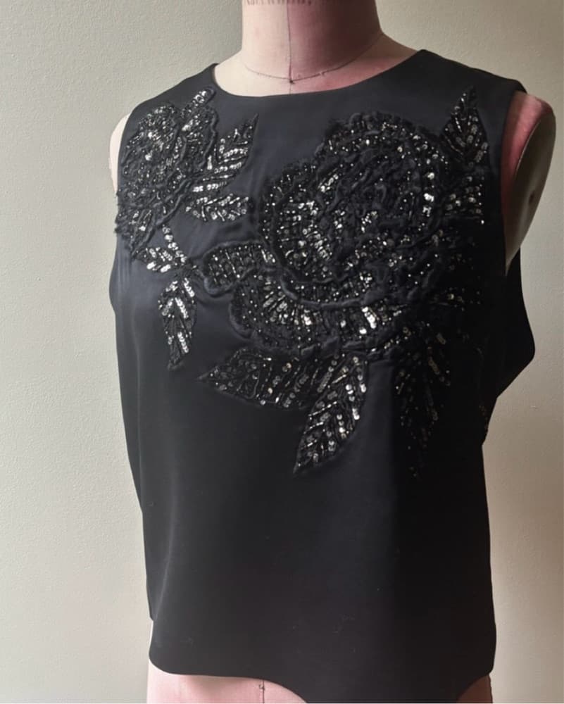 Alice + Olivia Amal Embellished Tank - Image 3