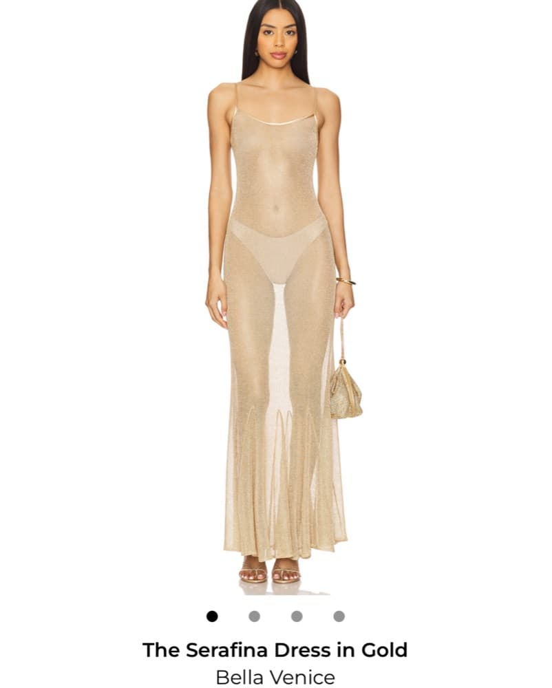 Bella Venice The Serafina Dress in Gold - Image 5