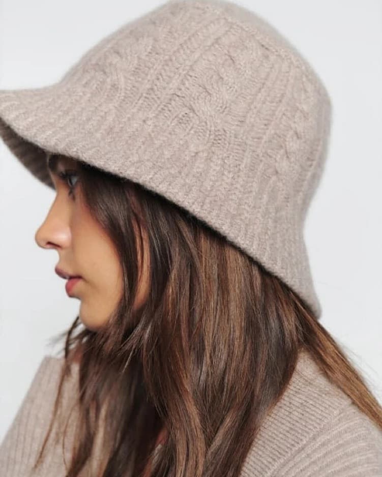 Reformation Knit Bucket Hat - Image 1
