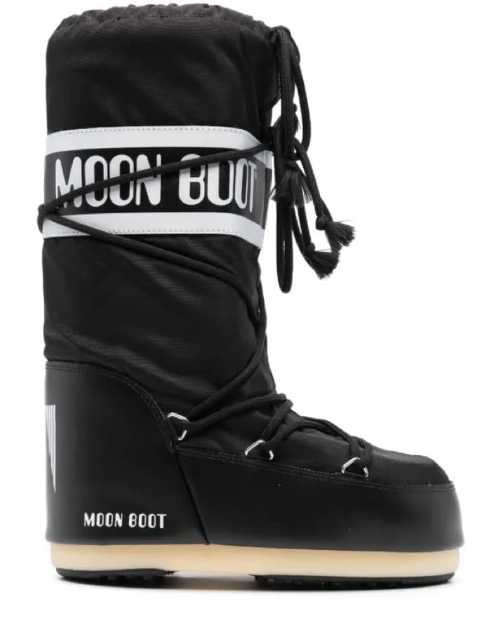 Tall Black Moon Boots - Image 1