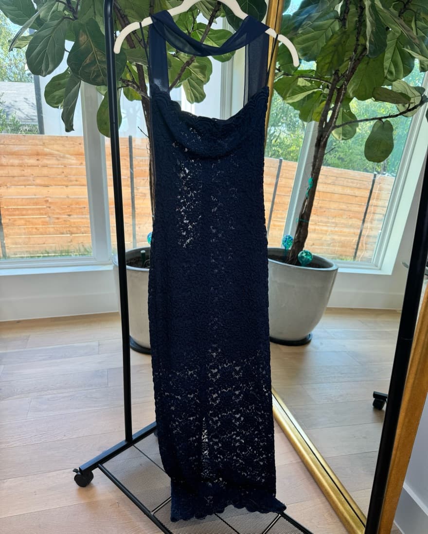 Arcina Ori - Blue Lace Dress - Image 2