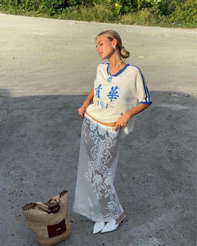 With Jean Saint Midi Skirt - Image 3