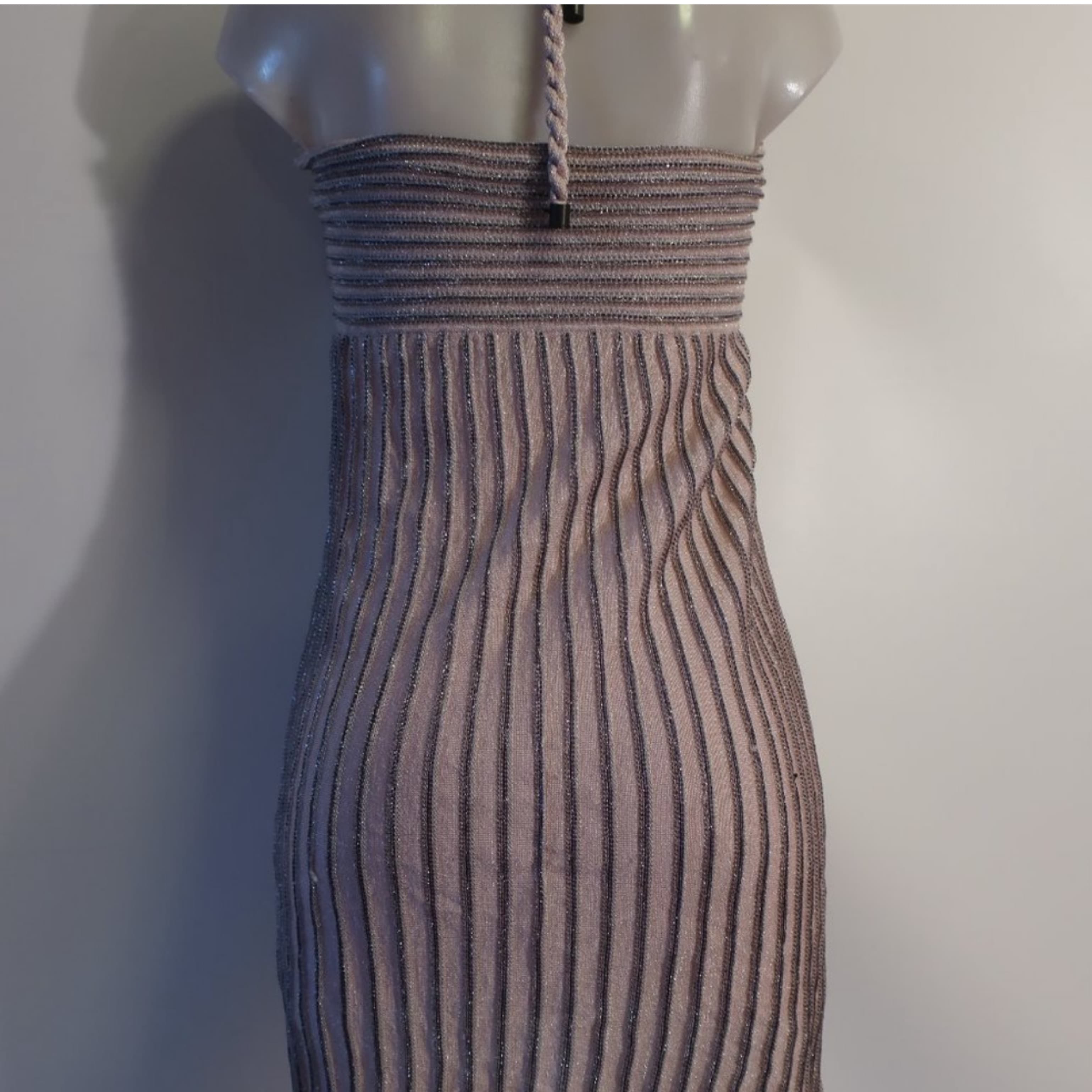 Missoni Metallic Halter Dress - Image 5