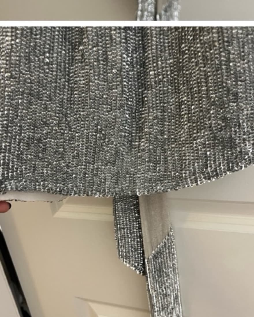 Retrofete Sequin Wrap Dress  - Image 4