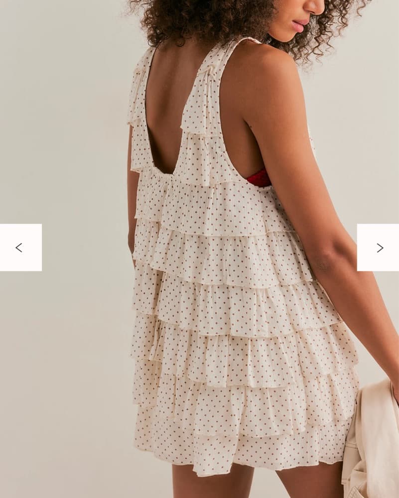 Polka Dot Tiered Ruffle Set  - Image 2