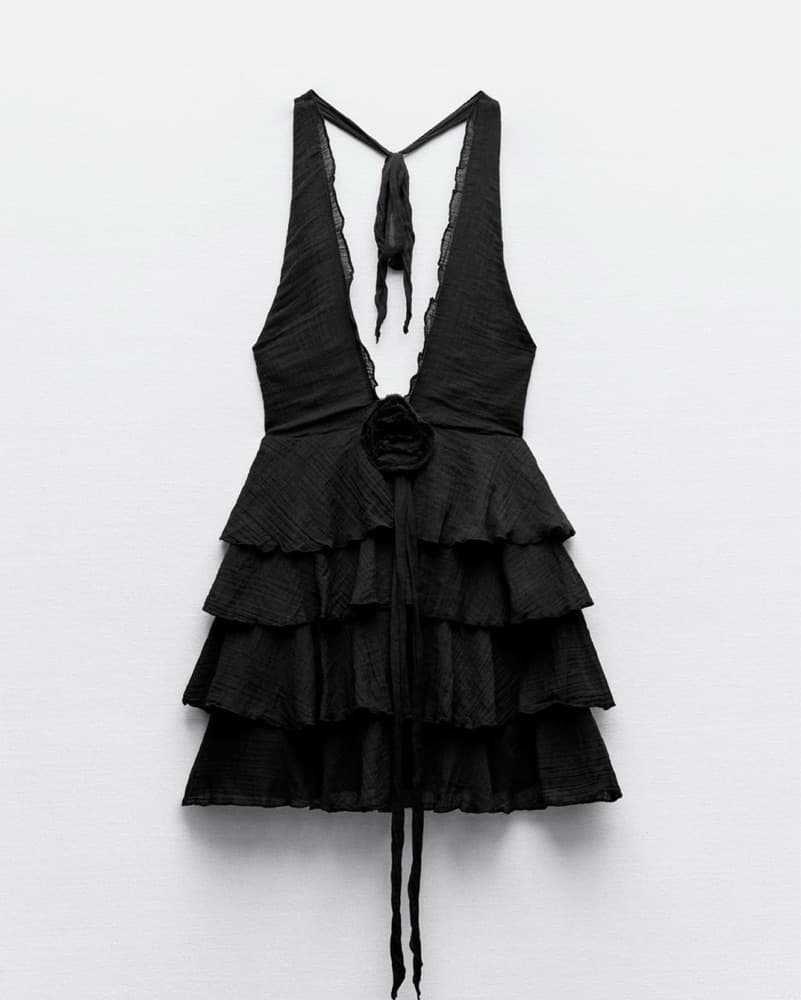 Zara Rosette Dress - Image 2