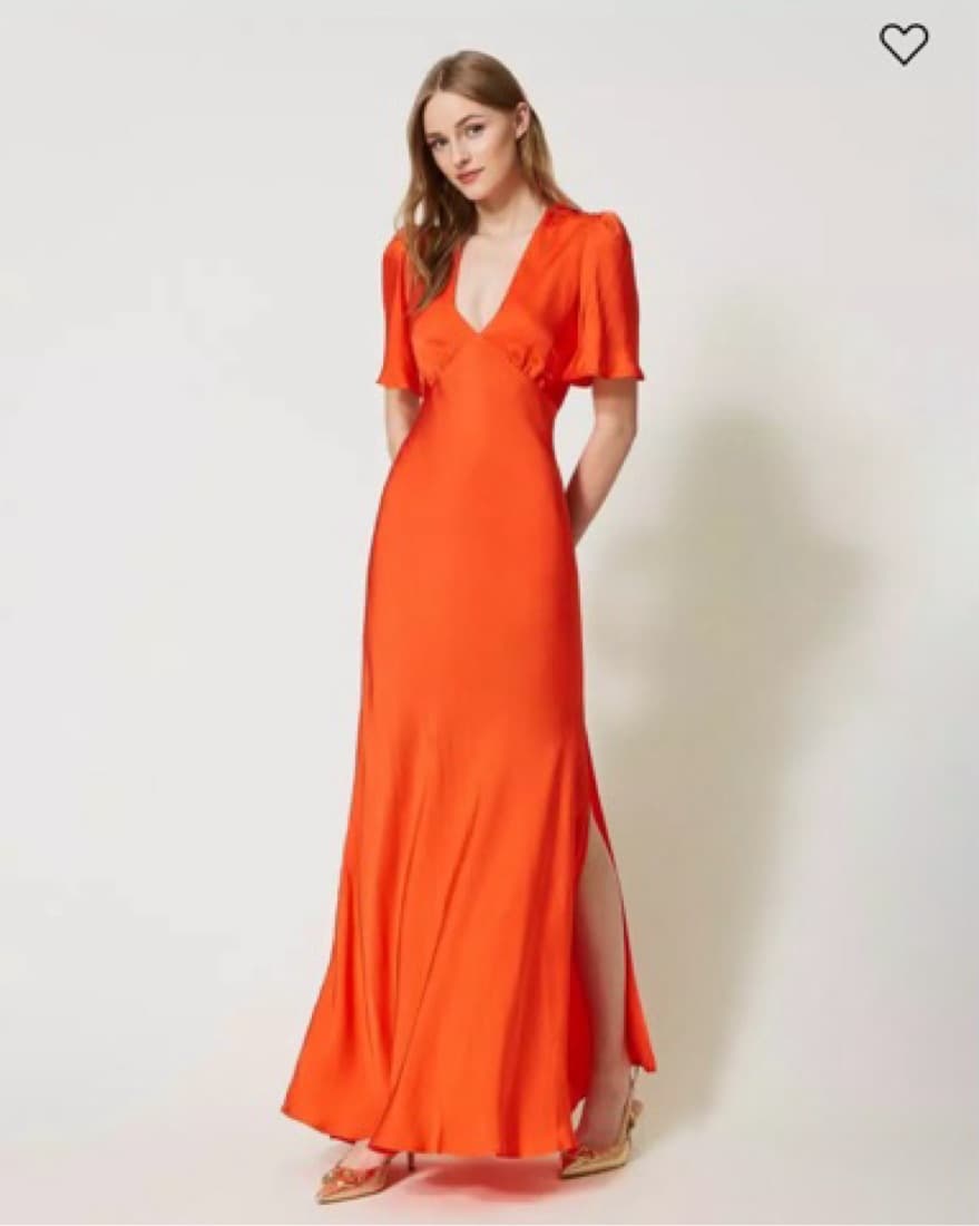 Twinset Long Satin Dress - Image 1