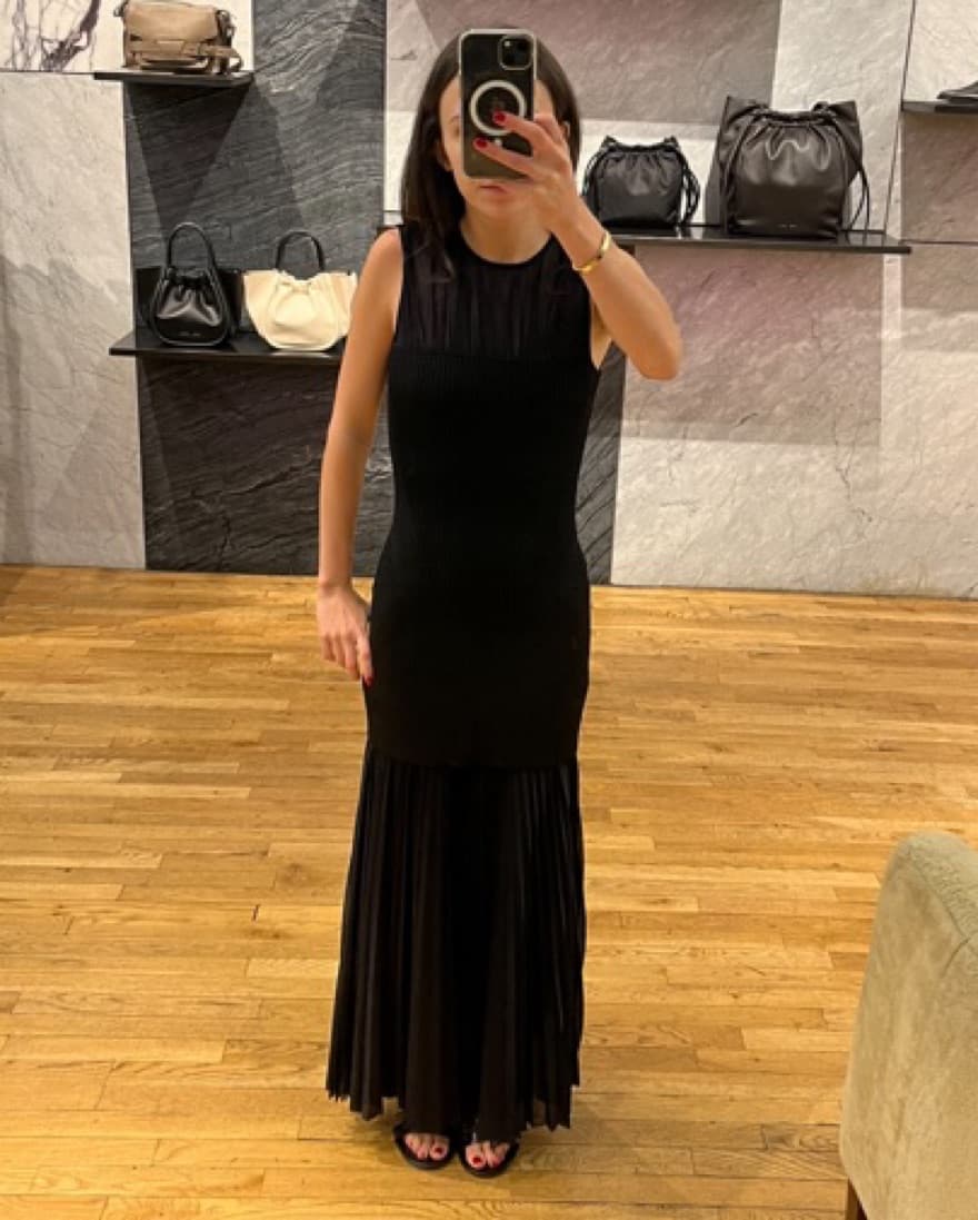 Proenza Schouler Niki Dress In Navy - Image 6