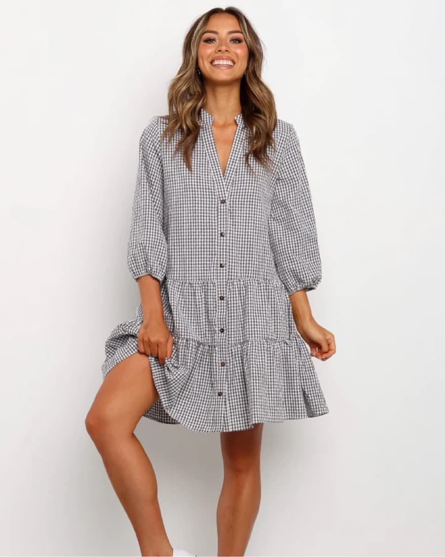 Gingham Dress - Image 1