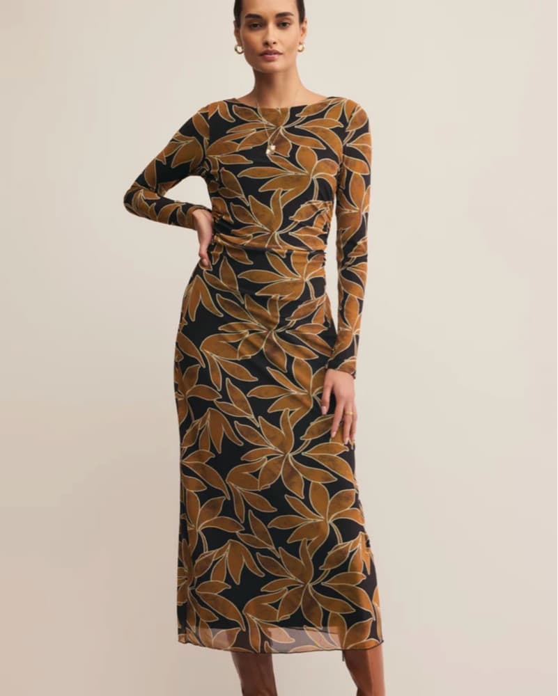 Mesh Floral Dress  - Image 3