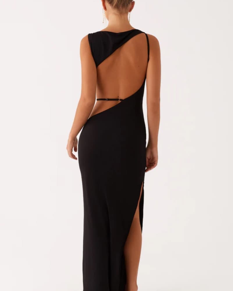 Sutton Maxi Dress Black - Image 3