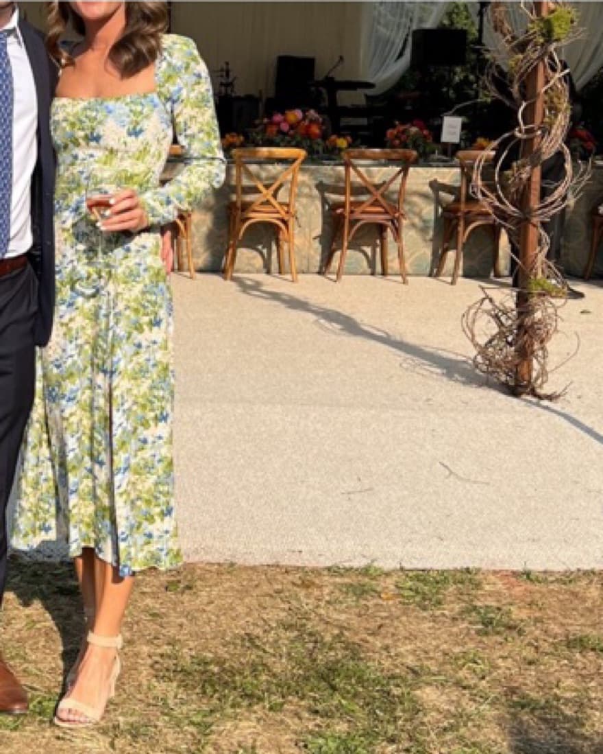 Reformation Sigmund Midi Floral Dress 2 - Image 1