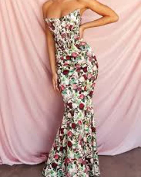 House Of CB Maika Floral Gown Dress - Image 6