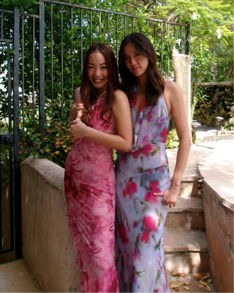IAMGIA Vira Maxi Dress Pink Rosette - Image 5