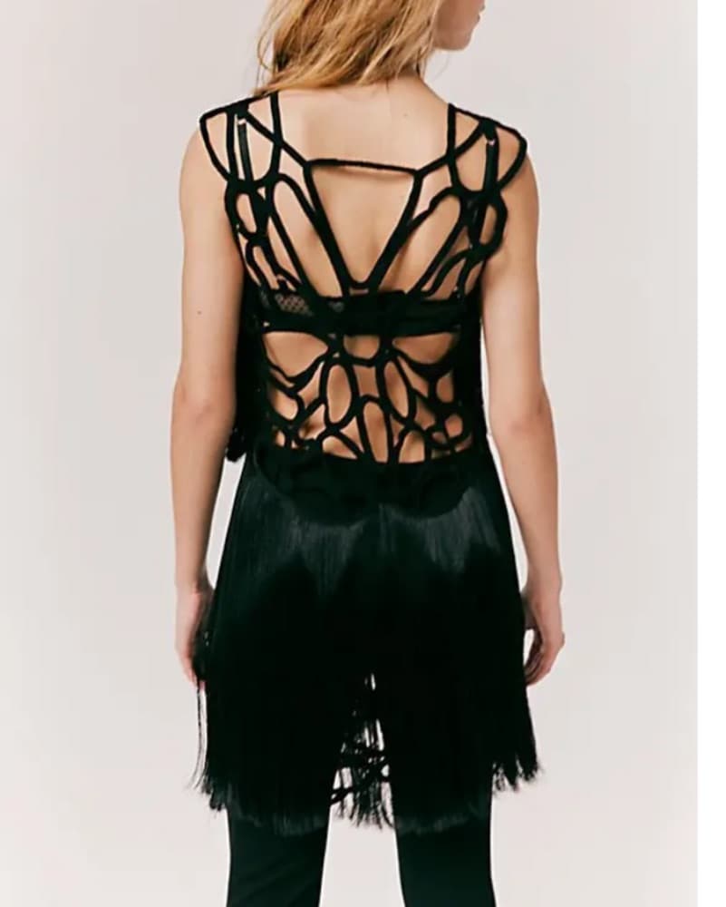 Understated Leather Swimsuit Cover Up! - Image 3