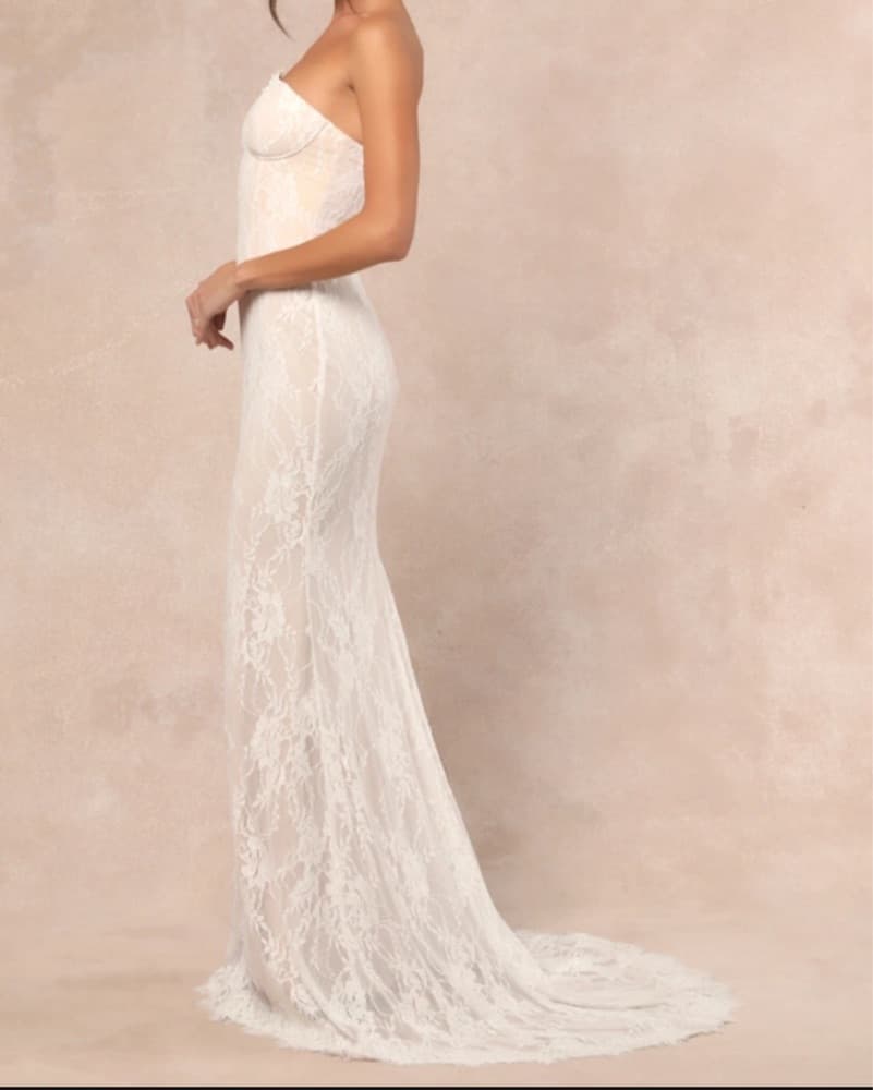 Lulus Valeria Lace Dress - Image 4