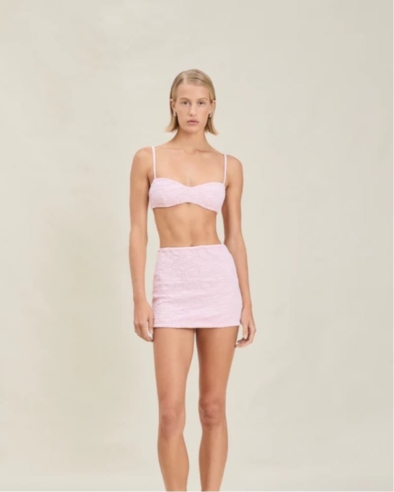 Soft and Stylish Pink Bralette Set - Image 1