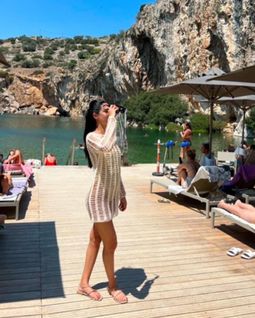 Revolve Crochet Cover-Up Dress - Image 4