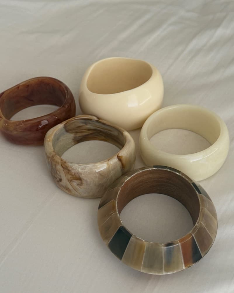 Zara Bangles Maxi Bracelet Stack  - Image 6