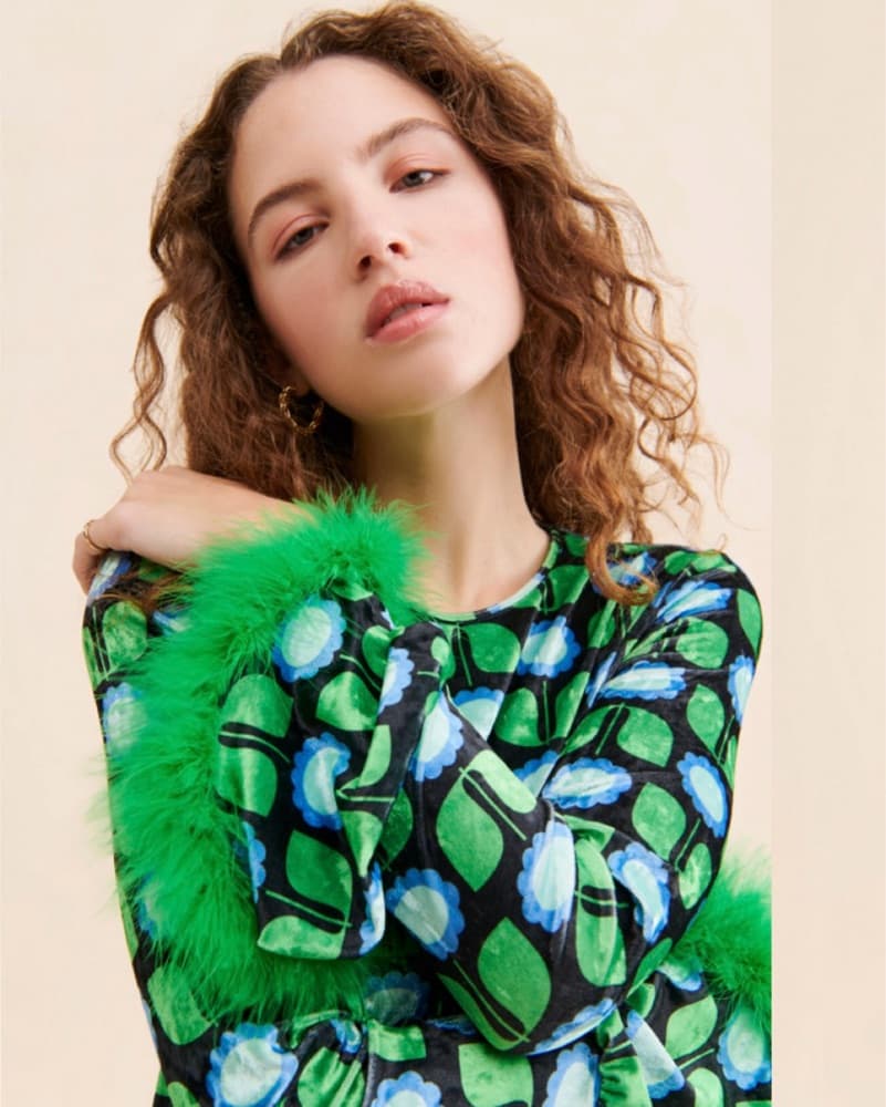 Anna Sui Velvet Daisies Dress - Image 6