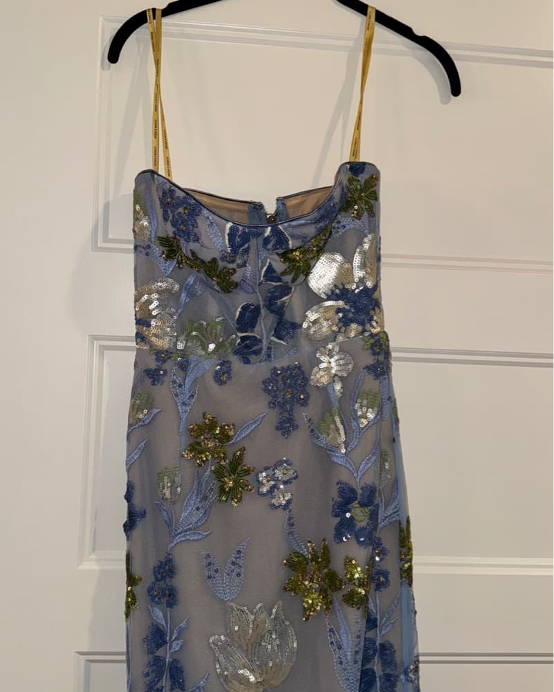 Bronx and Banco Dahlia Maxi Dress Blue  - Image 5