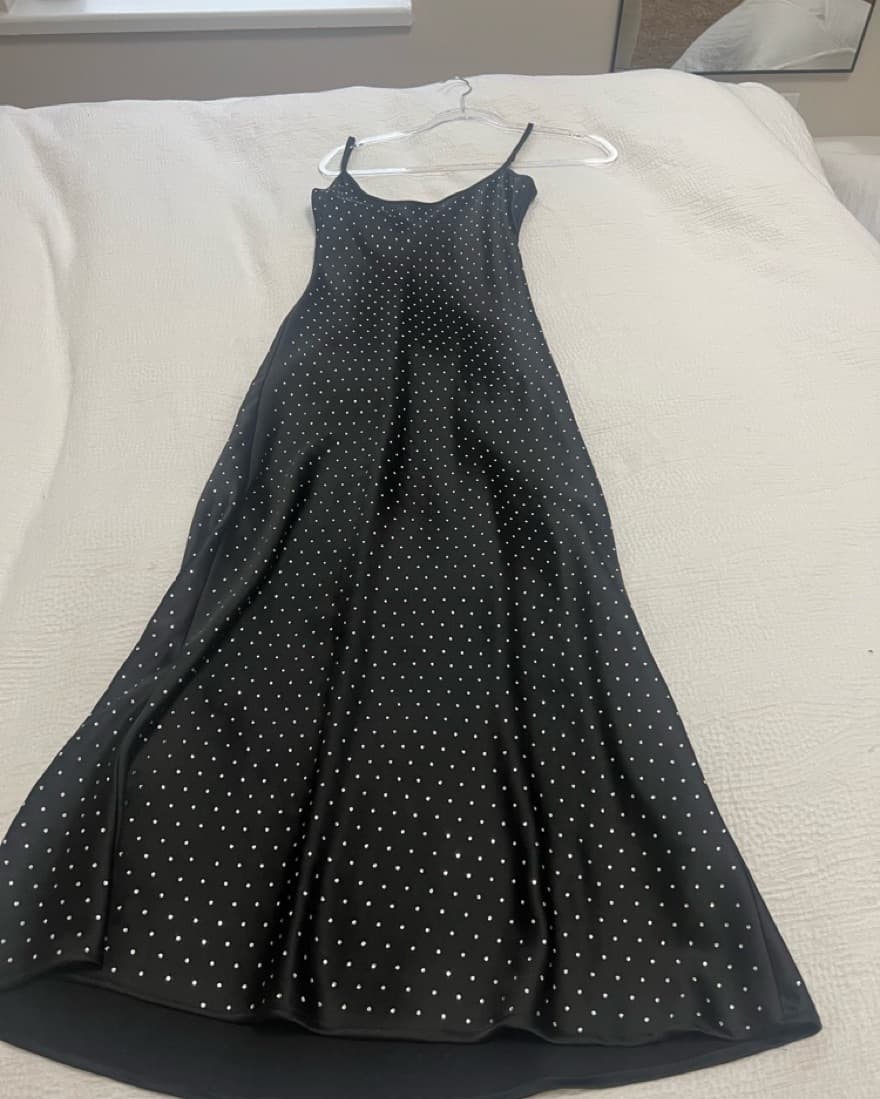 WE WORE WHAT rhinestone slip dress - Image 2