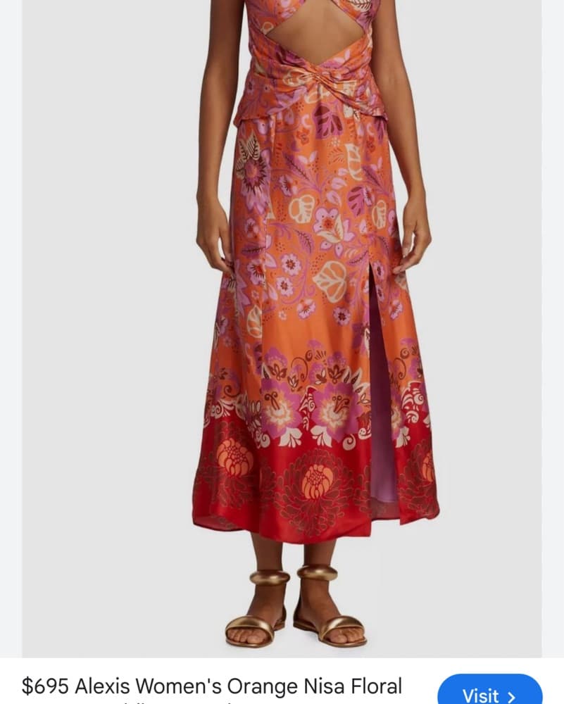 Alexis Floral Nisa Dress - Image 2