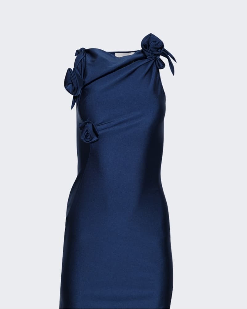 Coperni Dark Blue Dress - Image 3