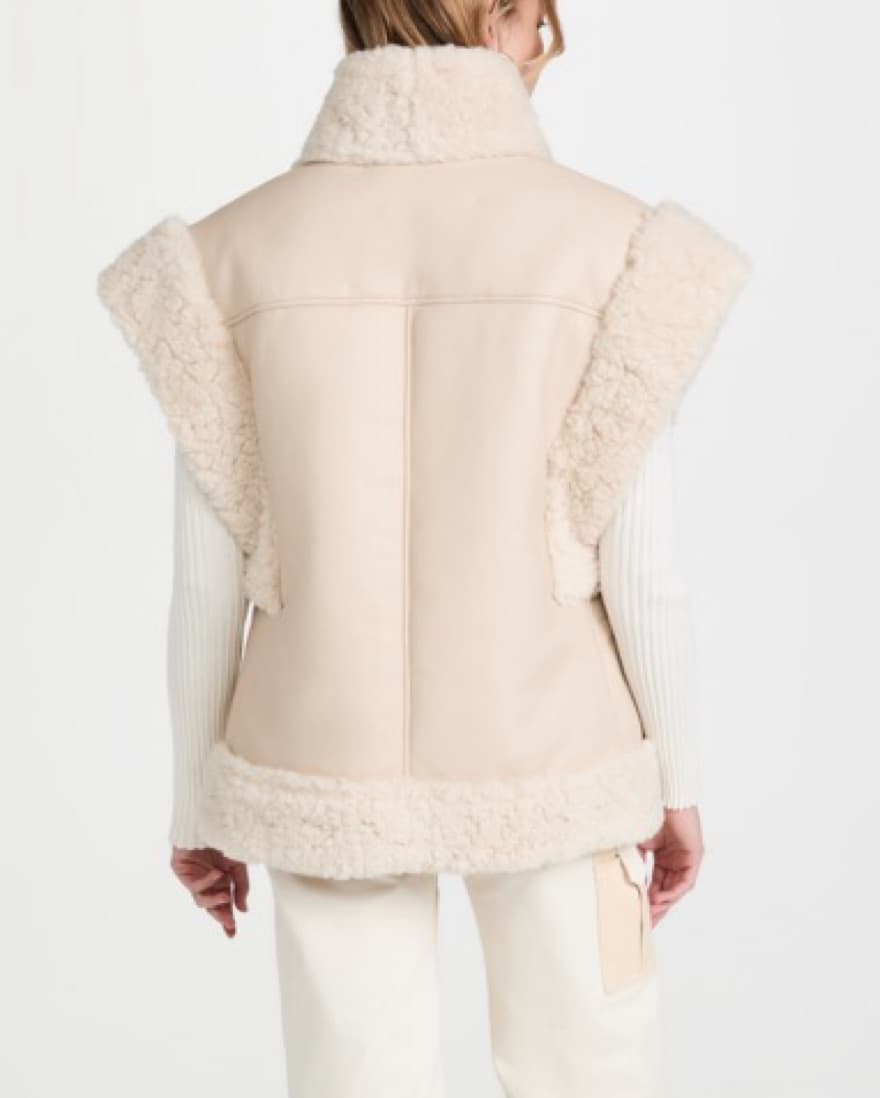 For Sale - ALC Faux Shearling Vest - Image 2