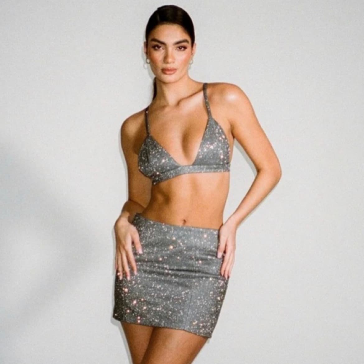 SLA the Label Gray Sloane Skirt - Image 2