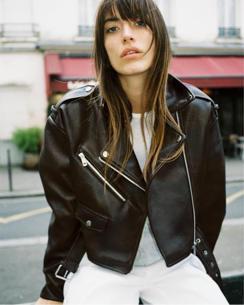 Zara Shiny Biker Jacket - Image 1