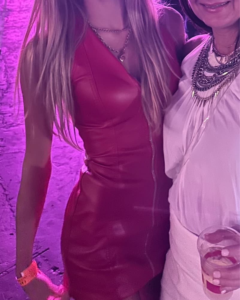 revice mini red dress - Image 3