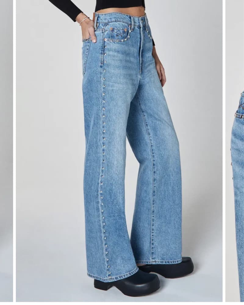 Jolene Studded High Waist Jeans - Image 3