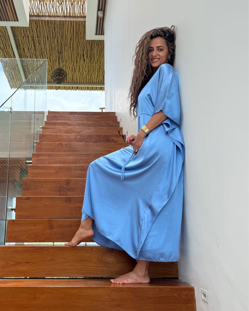 Sailaal Silk Kaftan Dress - Image 5