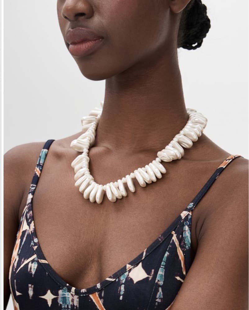 Lele Sadoughi Corfu Pearl Necklace - Image 1