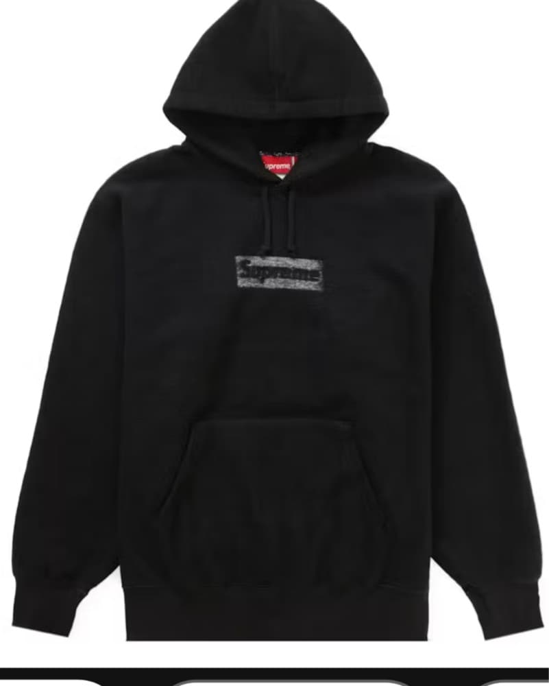Supreme Blurred Box Logo Hoodie - Image 2