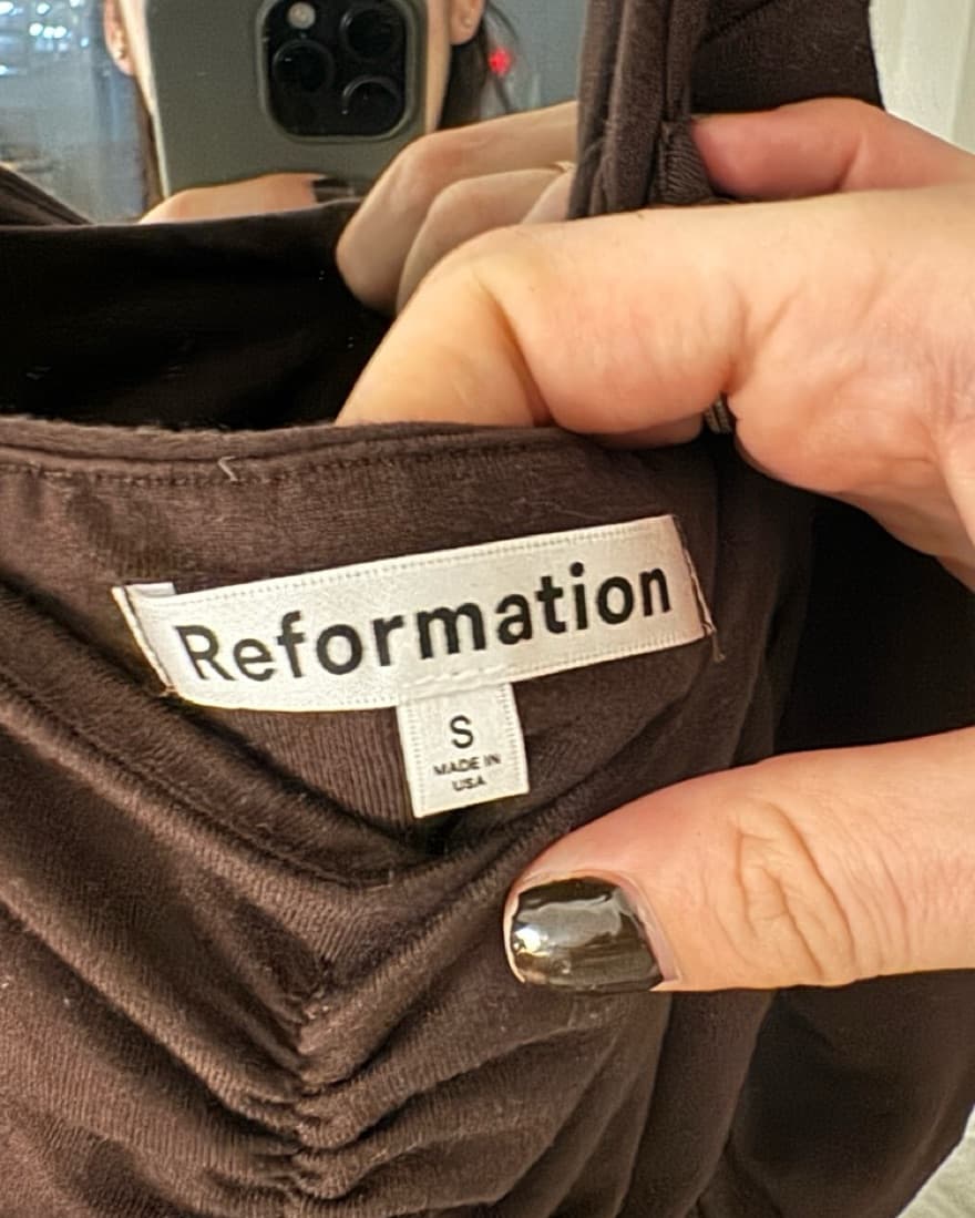 Reformation Suvi Knit Dress - Image 4