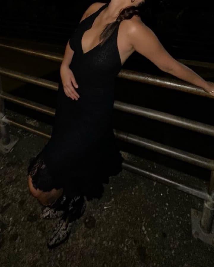 Betsey Johnson Black Lace Dress - Image 1