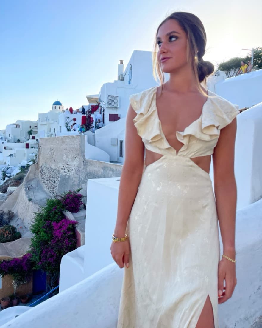 Tularosa Yellow Maxi Dress - Image 3