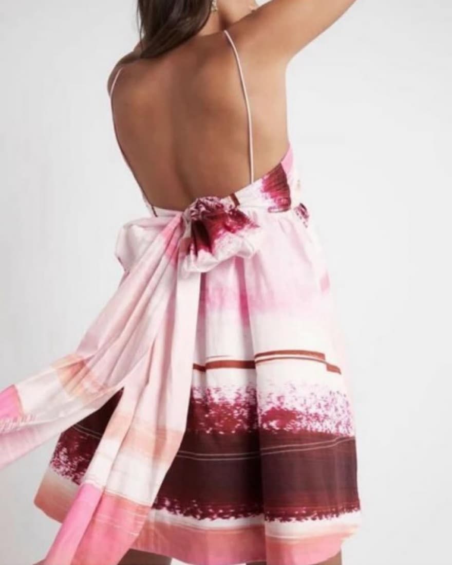Aje Sunset Stripe Mini Dress - Image 4