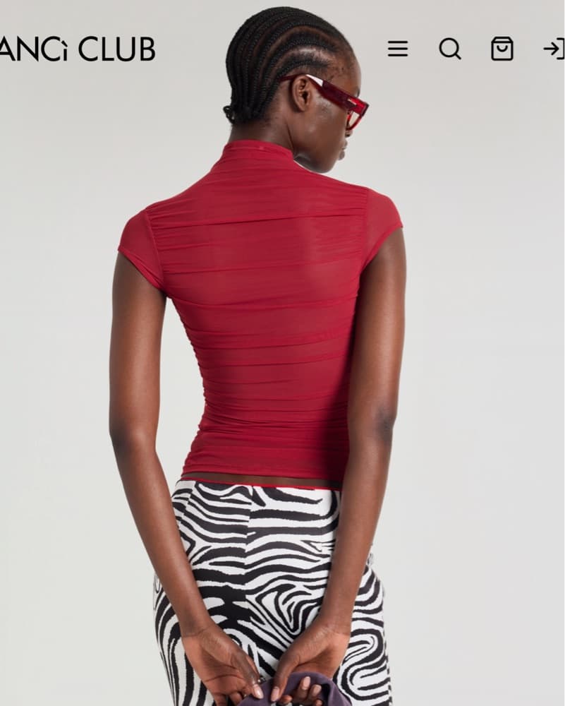 Fanci Club Botany Mesh Top Small - Image 3