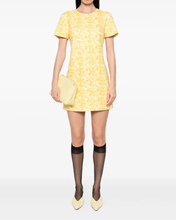 Simkhai Clove Embellished Mini Dress - Image 3