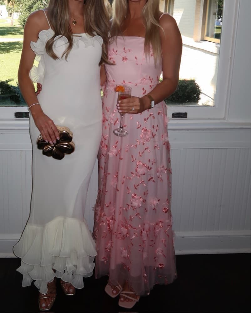 Pink Flower Dress  - Image 2