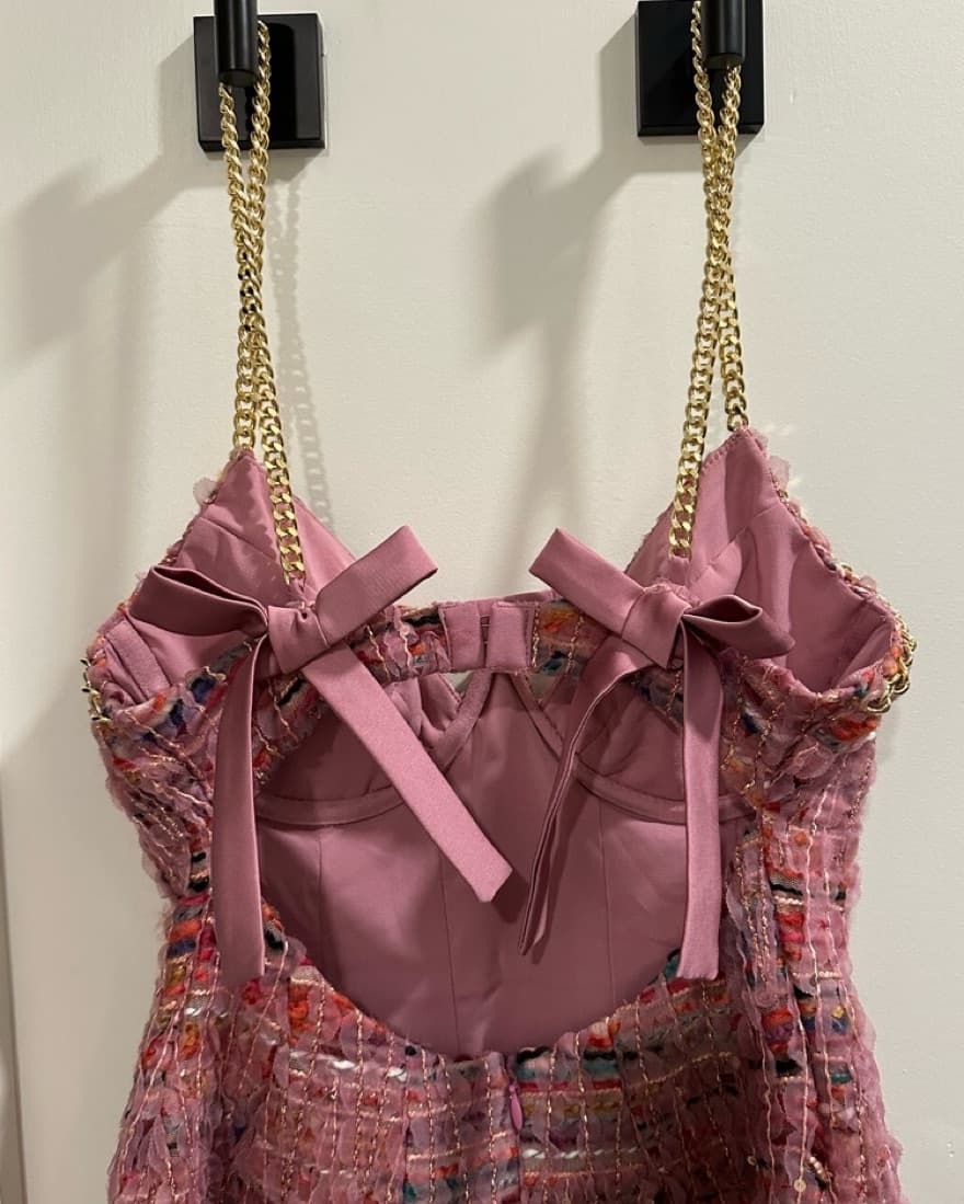 For Love And Lemons Pink Mini Dress - Image 2