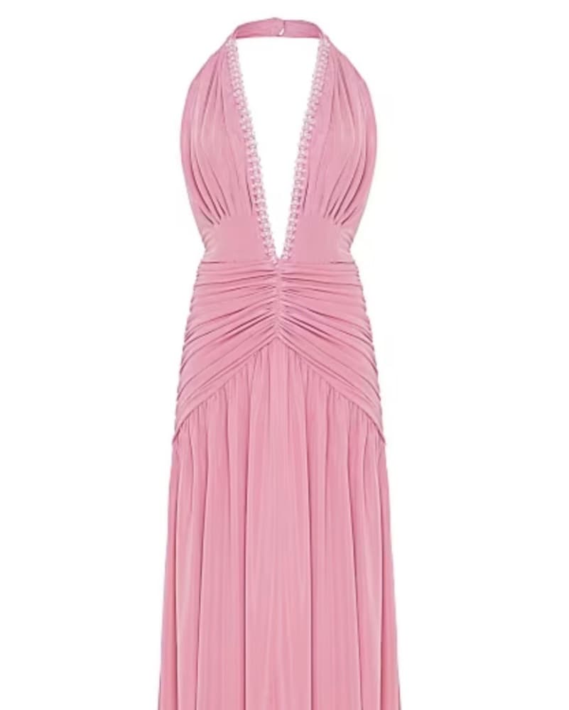 Pink PatBo Moonlight Jersey Gown  - Image 3