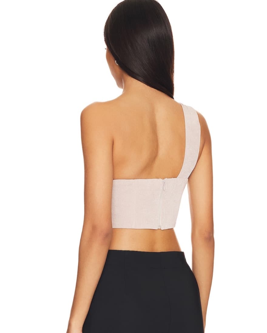 Revolve One Sholder Corset Top - Image 3