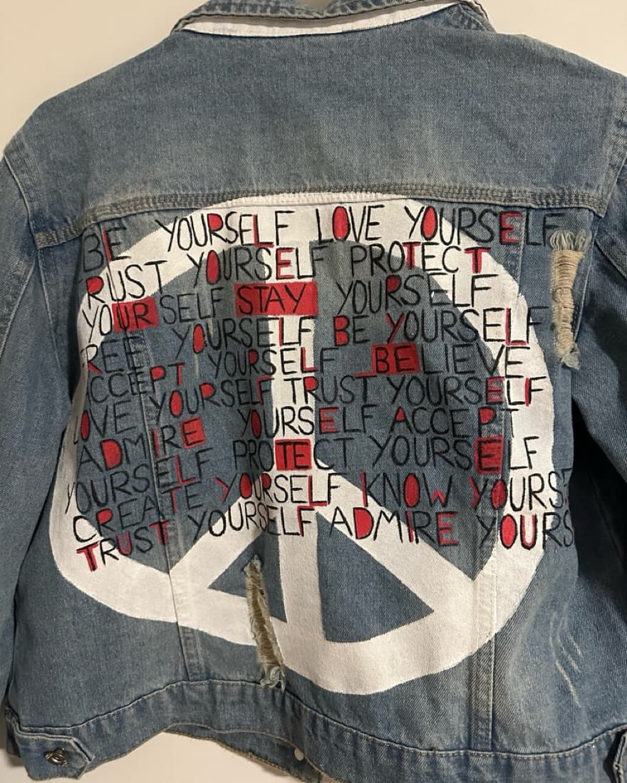 Custom Wren & Glory Denim Jacket - Image 4