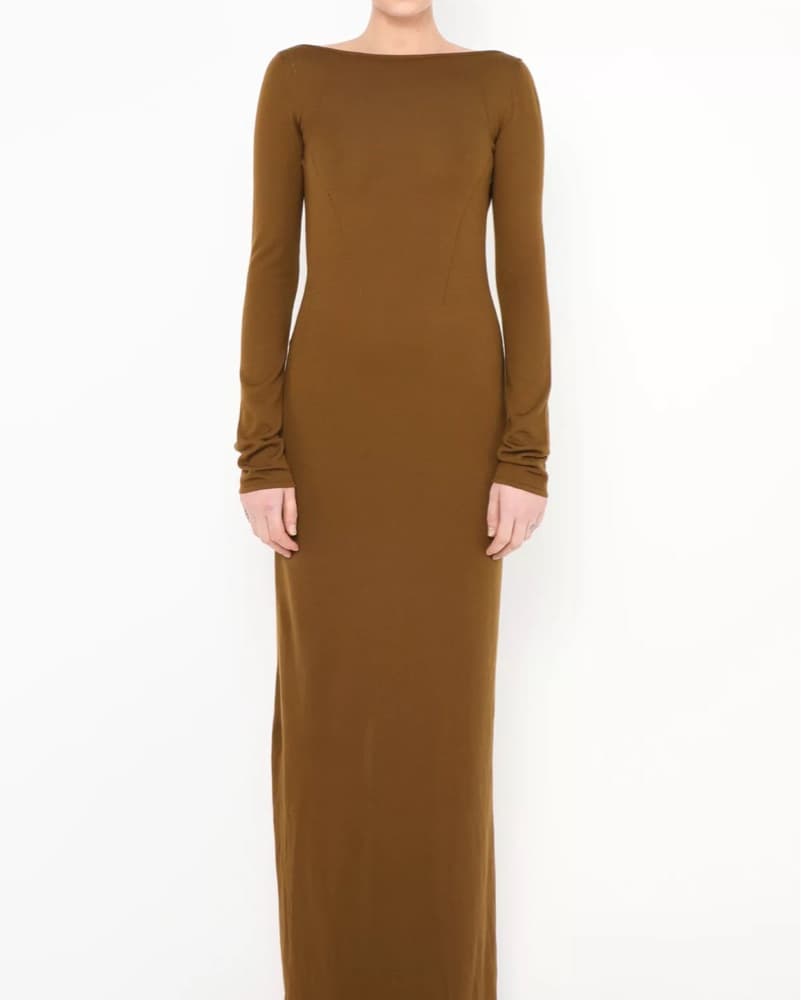 Vintage Khaite Open Back Dress - Image 2