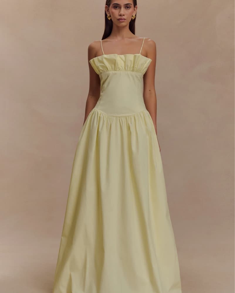 Meshki Janis Cotton Frill Maxi Dress - Image 1